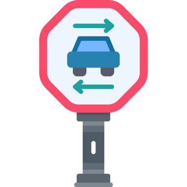 araba park lambası simgesi