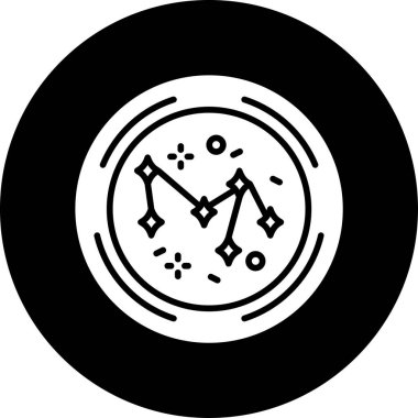 Saat simgesinin vektör illüstrasyonu