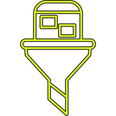 Yapı konisi inşaat simgesi