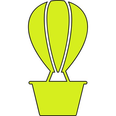 Yeşil yaprağın vektör illüstrasyonu