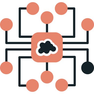 ağ bulut bağlantı simgesi