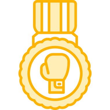 Boks eldiveni ikonu. Web için boks eldiveni vektör simgelerinin özet çizimi