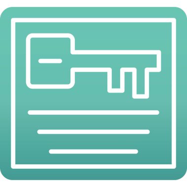 belge vektör simgesi tasarımı