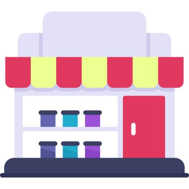 dükkan vektör simgesi