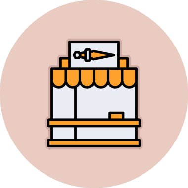 Kurşun kalemli bir kalemin vektör simgesi