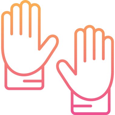 Elini ver. Web simgesi basit illüstrasyon