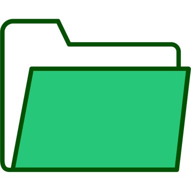 dosya dizini. Basit vektör illüstrasyonu