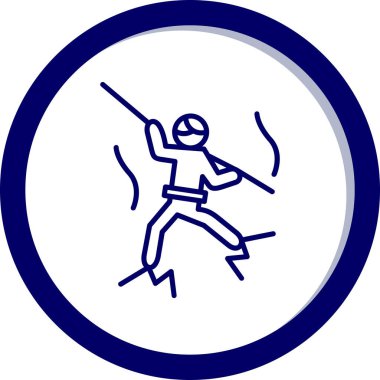 Beyzbol sopalı ve toplu bir adamın vektör çizimi