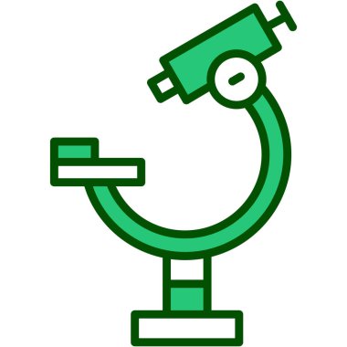 teleskop simgesi vektör illüstrasyonu