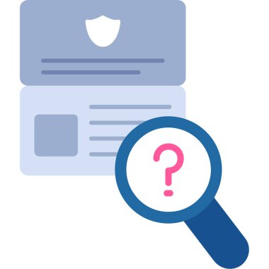 Soru işaretleri illüstrasyon vektör