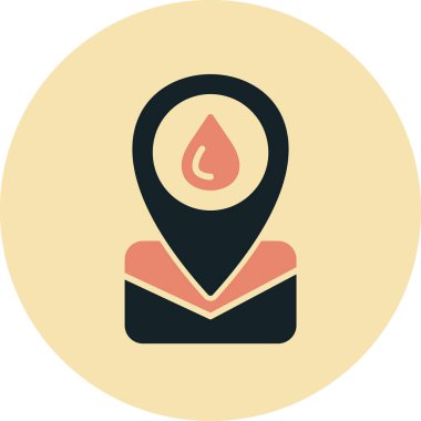 pin haritası konum vektör illüstrasyonu