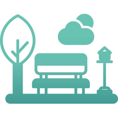 Bir ağacın vektör illüstrasyonu