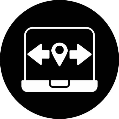 seo modern simgesinin vektör illüstrasyonu