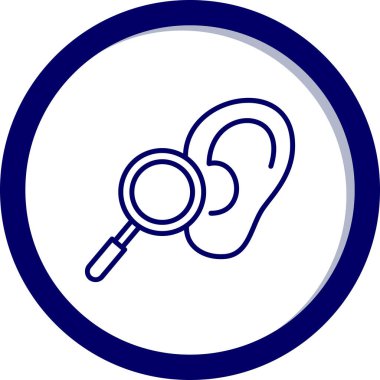 Büyütme cam simgesi, vektör illüstrasyon tasarımı