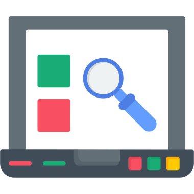 Web simgesi tasarımı, vektör illüstrasyonu