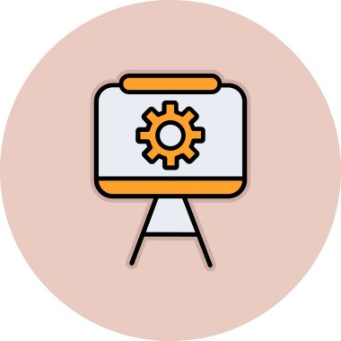 Ayarlama. Web simgesi basit illüstrasyon