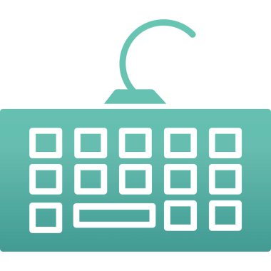 Ofis ve okul simgesinin vektör illüstrasyonu