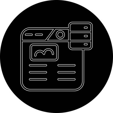 seo modern simgesinin vektör illüstrasyonu