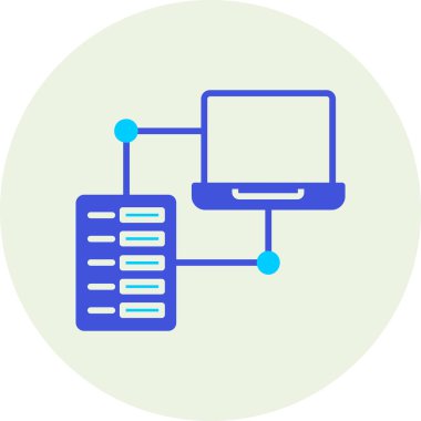 şebeke. Web simgesi basit illüstrasyon