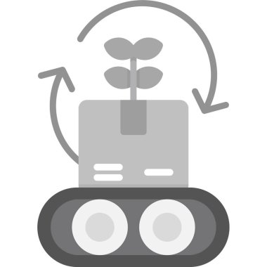 Bitki. Web simgesi basit tasarım