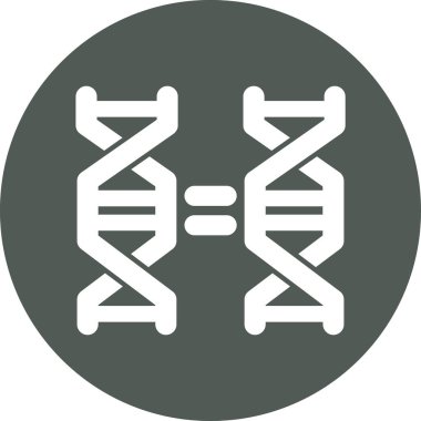 dna. Web simgesi basit illüstrasyon