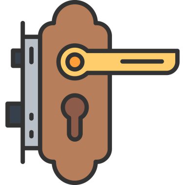 Anahtar. Web simgesi basit illüstrasyon