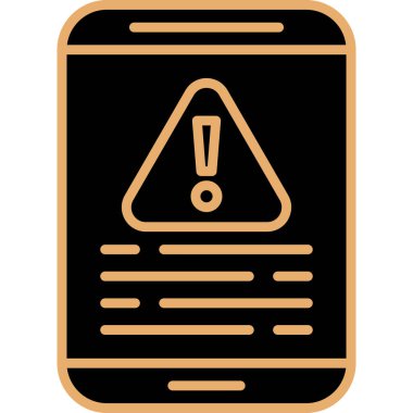 uyarı simgesi. Beyaz arkaplanda izole edilmiş web tasarımı için ana hat uyarı vektör illüstrasyon simgesi