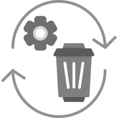 Çöp kutusu simgesi çizimini geri dönüştür