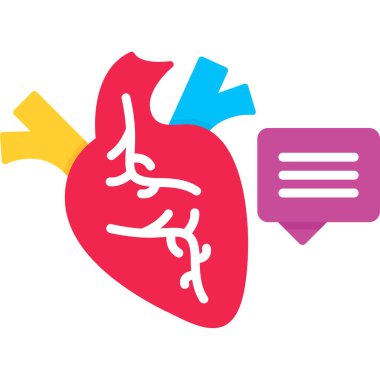Sohbet mesajı vektör illüstrasyonu