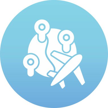 seo modern simgesinin vektör illüstrasyonu