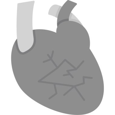 Kalp krizi vektör simgesi