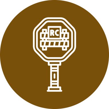 Bir ağacın eşsiz vektör simgesi