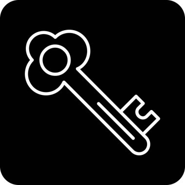 Siyah ve beyaz simgesinin vektör illüstrasyonu