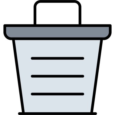 kova temizleme simgesi