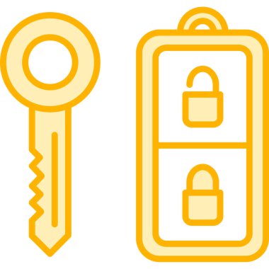 ikon vektör illüstrasyonunu kilitle