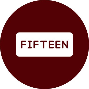 55 yaş kabartma daire renk simgesi