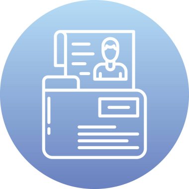 Belge simgesinin vektör illüstrasyonu