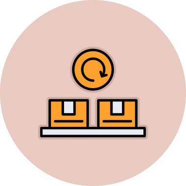 Modern bir binanın vektör çizimi