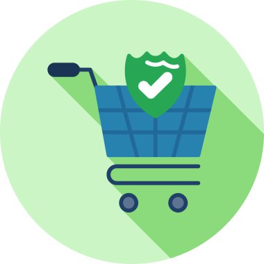 Düz vektör simge satın