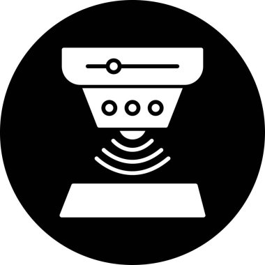 ccTV kamera simgesinin vektör illüstrasyonu