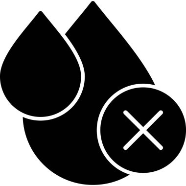 Su Krizi Web simgesi basit vektör illüstrasyonuName