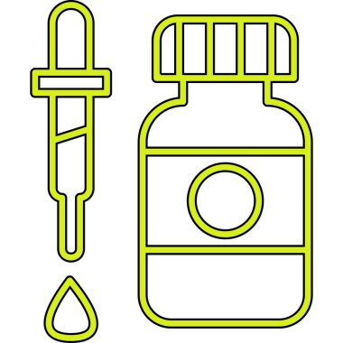 Şırınga. Web simgesi basit illüstrasyon