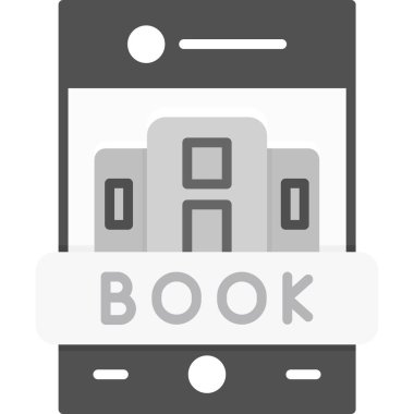 Kitap. Web simgesi basit illüstrasyon