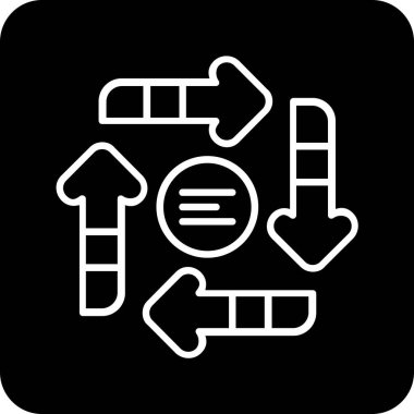 seo modern simgesinin vektör illüstrasyonu