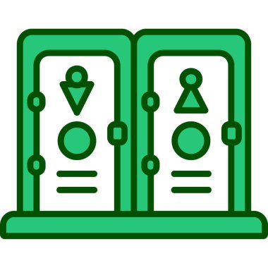 Yol haritası simgesi. özet yol haritası vektör rengi düz izole