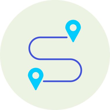 Harita yeri. Web simgesi