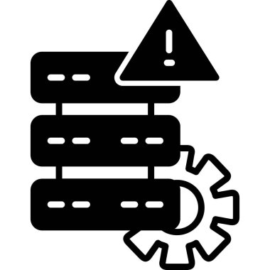 Dişliler. Web simgesi vektör illüstrasyonu