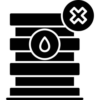 Modern b 'nin vektör illüstrasyonunda su ikonu yok