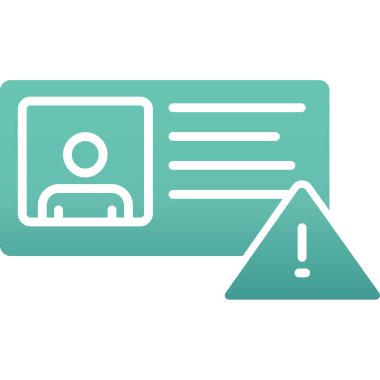 kullanıcı profili renk çizgisi simgesi, vektör illüstrasyonu