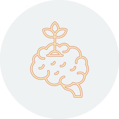 Ağaç simgesinin vektör illüstrasyonu